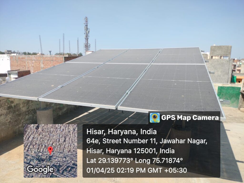 Solar Installed in Hisar